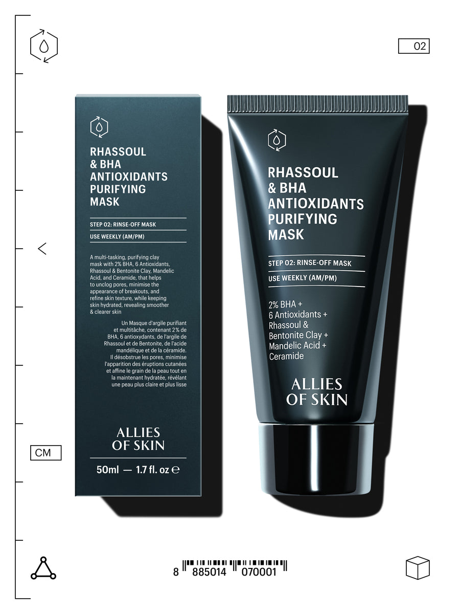 Rhassoul & BHA Antioxidants Purifying Mask