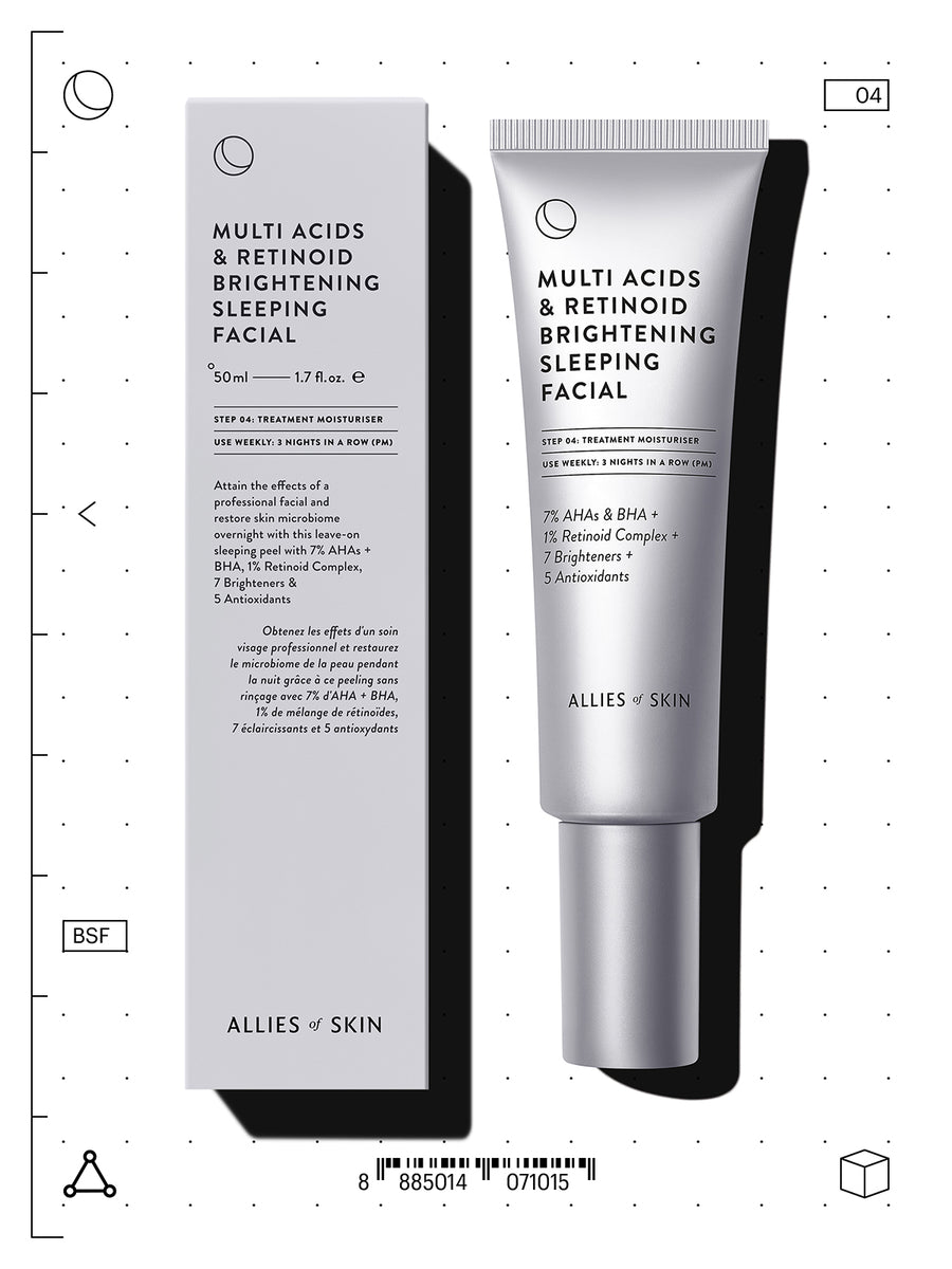 Multi Acids & Retinoid Brightening Sleeping Facial