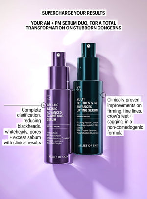 allies azelaic serum pair with growth factor serum